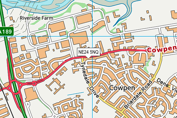 NE24 5NQ map - OS VectorMap District (Ordnance Survey) NE24 5NQ map - OS VectorMap District (Ordnance Survey)