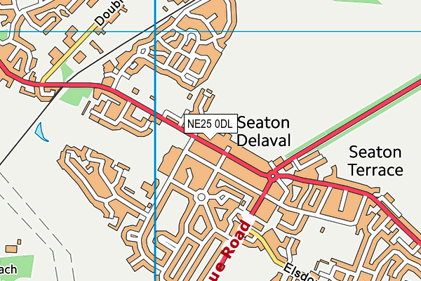 NE25 0DL map - OS VectorMap District (Ordnance Survey) NE25 0DL map - OS VectorMap District (Ordnance Survey)