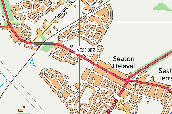 NE25 0EZ map - OS VectorMap District (Ordnance Survey) NE25 0EZ map - OS VectorMap District (Ordnance Survey)