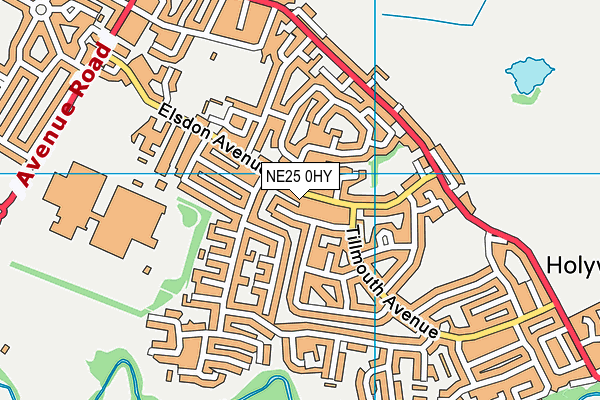 NE25 0HY map - OS VectorMap District (Ordnance Survey) NE25 0HY map - OS VectorMap District (Ordnance Survey)