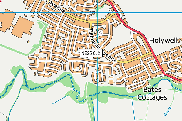 NE25 0JX map - OS VectorMap District (Ordnance Survey) NE25 0JX map - OS VectorMap District (Ordnance Survey)