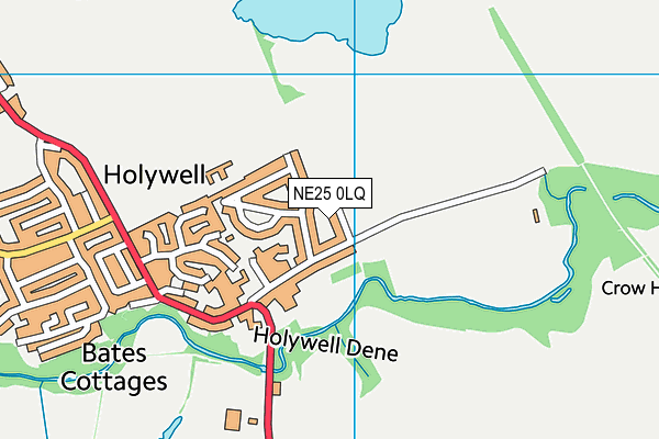 NE25 0LQ map - OS VectorMap District (Ordnance Survey) NE25 0LQ map - OS VectorMap District (Ordnance Survey)