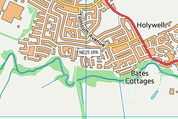 NE25 0PA map - OS VectorMap District (Ordnance Survey) NE25 0PA map - OS VectorMap District (Ordnance Survey)