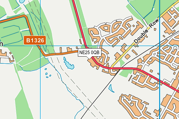 NE25 0QB map - OS VectorMap District (Ordnance Survey) NE25 0QB map - OS VectorMap District (Ordnance Survey)