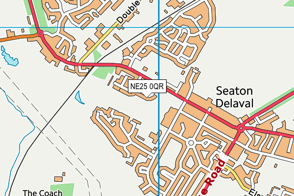 NE25 0QR map - OS VectorMap District (Ordnance Survey) NE25 0QR map - OS VectorMap District (Ordnance Survey)
