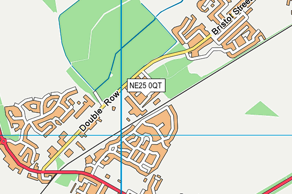 NE25 0QT map - OS VectorMap District (Ordnance Survey) NE25 0QT map - OS VectorMap District (Ordnance Survey)