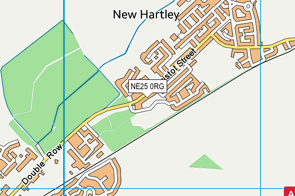 NE25 0RG map - OS VectorMap District (Ordnance Survey) NE25 0RG map - OS VectorMap District (Ordnance Survey)