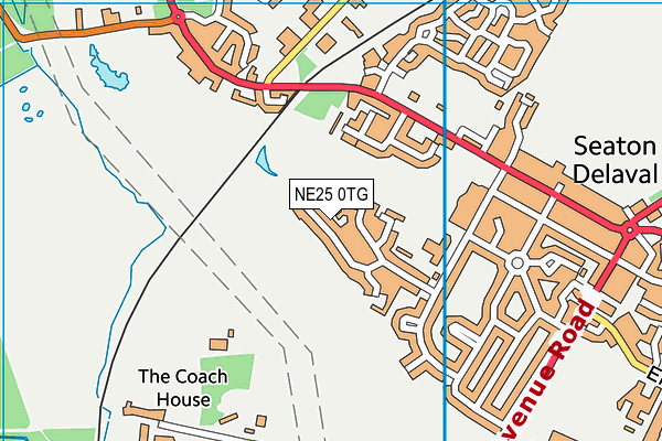 NE25 0TG map - OS VectorMap District (Ordnance Survey) NE25 0TG map - OS VectorMap District (Ordnance Survey)