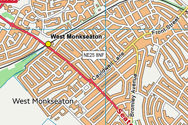 NE25 8NF map - OS VectorMap District (Ordnance Survey) NE25 8NF map - OS VectorMap District (Ordnance Survey)