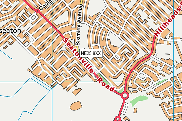 NE25 8XX map - OS VectorMap District (Ordnance Survey) NE25 8XX map - OS VectorMap District (Ordnance Survey)