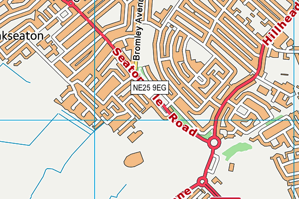 NE25 9EG map - OS VectorMap District (Ordnance Survey) NE25 9EG map - OS VectorMap District (Ordnance Survey)