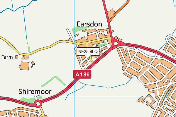 NE25 9LQ map - OS VectorMap District (Ordnance Survey) NE25 9LQ map - OS VectorMap District (Ordnance Survey)
