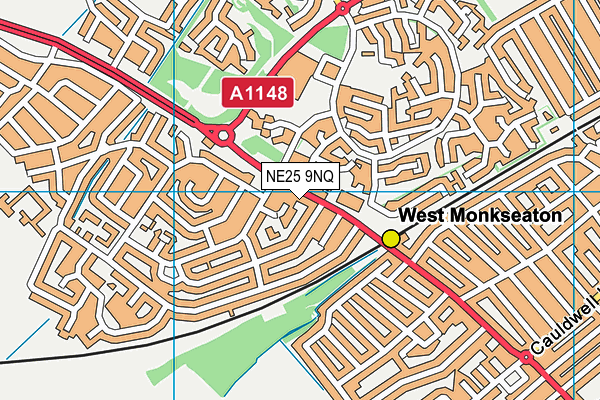 NE25 9NQ map - OS VectorMap District (Ordnance Survey) NE25 9NQ map - OS VectorMap District (Ordnance Survey)