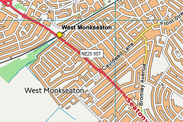 NE25 9ST map - OS VectorMap District (Ordnance Survey) NE25 9ST map - OS VectorMap District (Ordnance Survey)