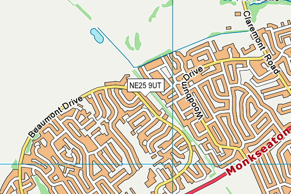 NE25 9UT map - OS VectorMap District (Ordnance Survey) NE25 9UT map - OS VectorMap District (Ordnance Survey)
