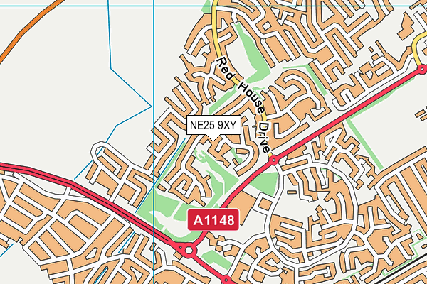 NE25 9XY map - OS VectorMap District (Ordnance Survey) NE25 9XY map - OS VectorMap District (Ordnance Survey)