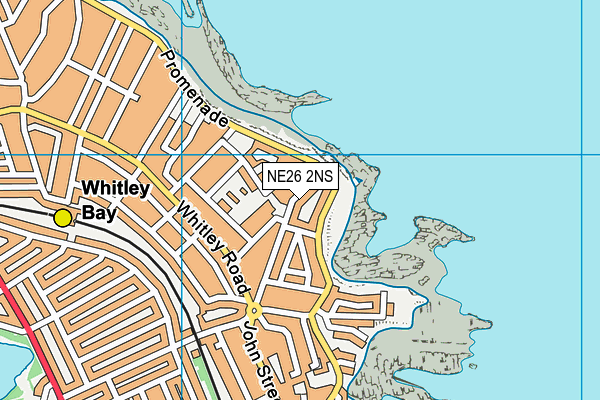 NE26 2NS map - OS VectorMap District (Ordnance Survey) NE26 2NS map - OS VectorMap District (Ordnance Survey)