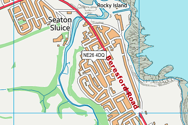 NE26 4DQ map - OS VectorMap District (Ordnance Survey) NE26 4DQ map - OS VectorMap District (Ordnance Survey)