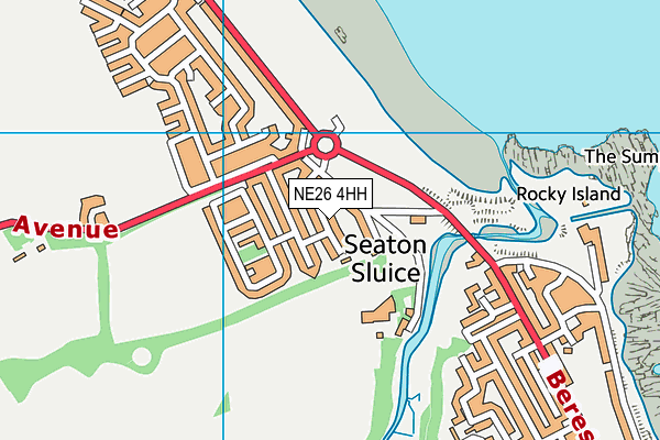 NE26 4HH map - OS VectorMap District (Ordnance Survey) NE26 4HH map - OS VectorMap District (Ordnance Survey)