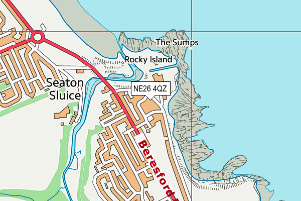 NE26 4QZ map - OS VectorMap District (Ordnance Survey) NE26 4QZ map - OS VectorMap District (Ordnance Survey)
