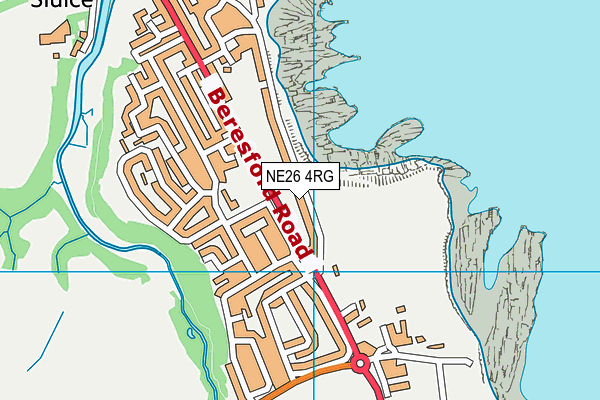 NE26 4RG map - OS VectorMap District (Ordnance Survey) NE26 4RG map - OS VectorMap District (Ordnance Survey)