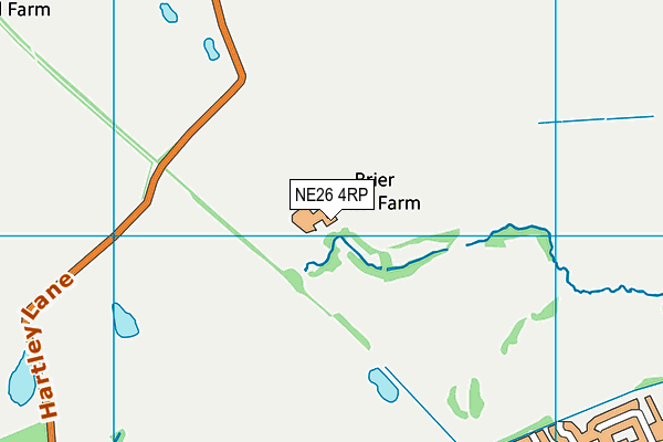 NE26 4RP map - OS VectorMap District (Ordnance Survey) NE26 4RP map - OS VectorMap District (Ordnance Survey)