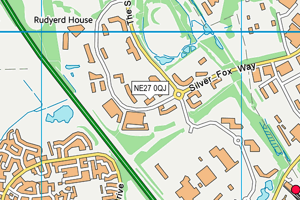 NE27 0QJ map - OS VectorMap District (Ordnance Survey) NE27 0QJ map - OS VectorMap District (Ordnance Survey)