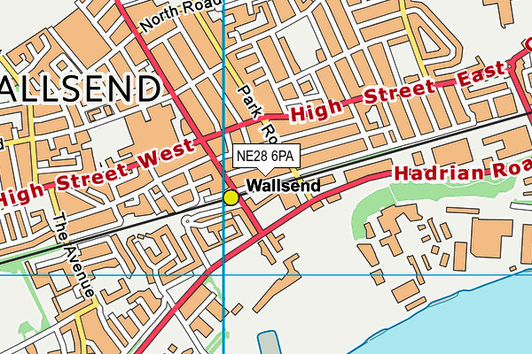 NE28 6PA map - OS VectorMap District (Ordnance Survey) NE28 6PA map - OS VectorMap District (Ordnance Survey)