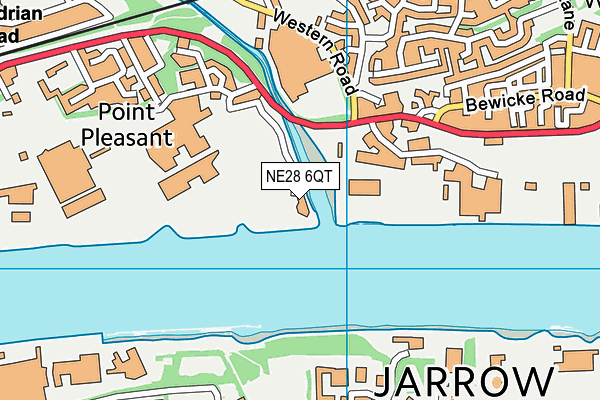 NE28 6QT map - OS VectorMap District (Ordnance Survey) NE28 6QT map - OS VectorMap District (Ordnance Survey)