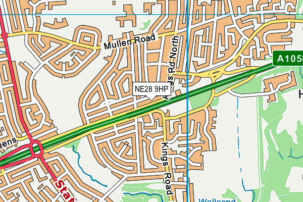 NE28 9HP map - OS VectorMap District (Ordnance Survey) NE28 9HP map - OS VectorMap District (Ordnance Survey)