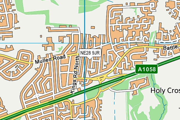 NE28 9JR map - OS VectorMap District (Ordnance Survey) NE28 9JR map - OS VectorMap District (Ordnance Survey)