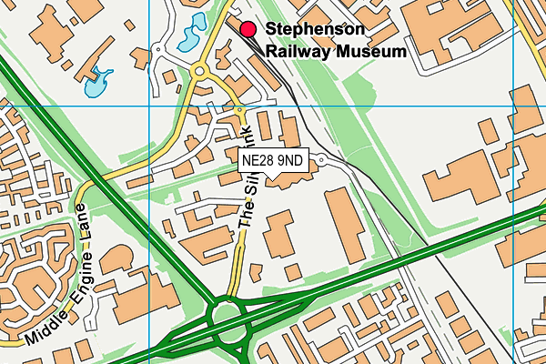 NE28 9ND map - OS VectorMap District (Ordnance Survey) NE28 9ND map - OS VectorMap District (Ordnance Survey)