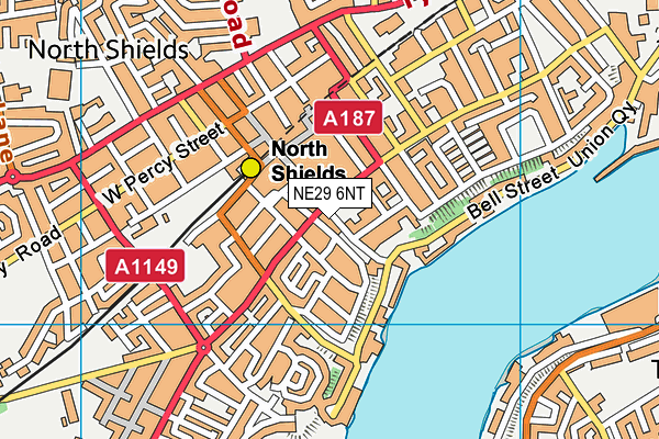 NE29 6NT map - OS VectorMap District (Ordnance Survey) NE29 6NT map - OS VectorMap District (Ordnance Survey)