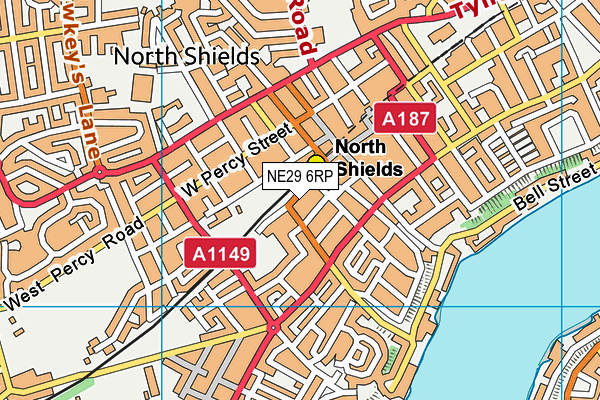 NE29 6RP map - OS VectorMap District (Ordnance Survey) NE29 6RP map - OS VectorMap District (Ordnance Survey)