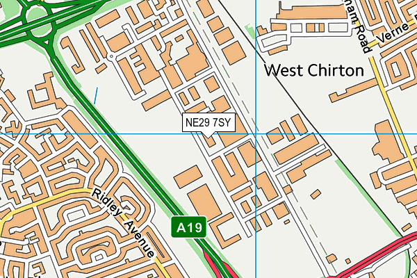 NE29 7SY map - OS VectorMap District (Ordnance Survey) NE29 7SY map - OS VectorMap District (Ordnance Survey)