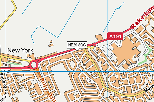 NE29 8QG map - OS VectorMap District (Ordnance Survey) NE29 8QG map - OS VectorMap District (Ordnance Survey)