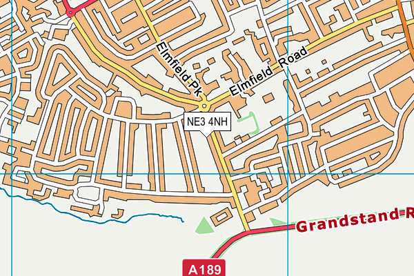 NE3 4NH map - OS VectorMap District (Ordnance Survey) NE3 4NH map - OS VectorMap District (Ordnance Survey)