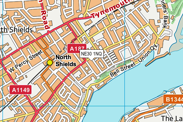 NE30 1NQ map - OS VectorMap District (Ordnance Survey) NE30 1NQ map - OS VectorMap District (Ordnance Survey)
