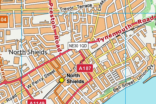 NE30 1QD map - OS VectorMap District (Ordnance Survey) NE30 1QD map - OS VectorMap District (Ordnance Survey)
