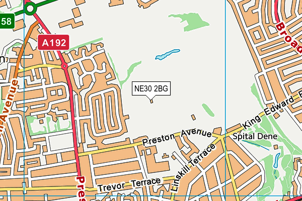 NE30 2BG map - OS VectorMap District (Ordnance Survey) NE30 2BG map - OS VectorMap District (Ordnance Survey)