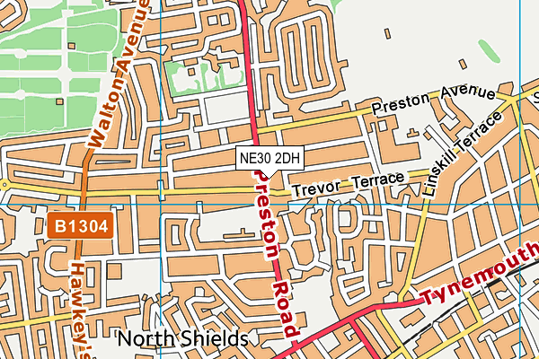 NE30 2DH map - OS VectorMap District (Ordnance Survey) NE30 2DH map - OS VectorMap District (Ordnance Survey)