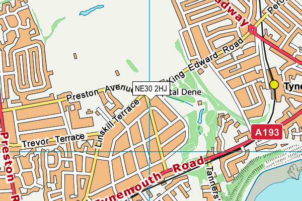 NE30 2HJ map - OS VectorMap District (Ordnance Survey) NE30 2HJ map - OS VectorMap District (Ordnance Survey)