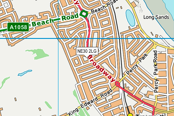 NE30 2LG map - OS VectorMap District (Ordnance Survey) NE30 2LG map - OS VectorMap District (Ordnance Survey)