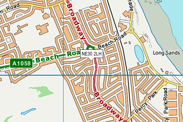 NE30 2LH map - OS VectorMap District (Ordnance Survey) NE30 2LH map - OS VectorMap District (Ordnance Survey)