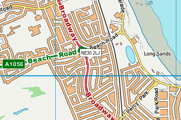 NE30 2LJ map - OS VectorMap District (Ordnance Survey) NE30 2LJ map - OS VectorMap District (Ordnance Survey)