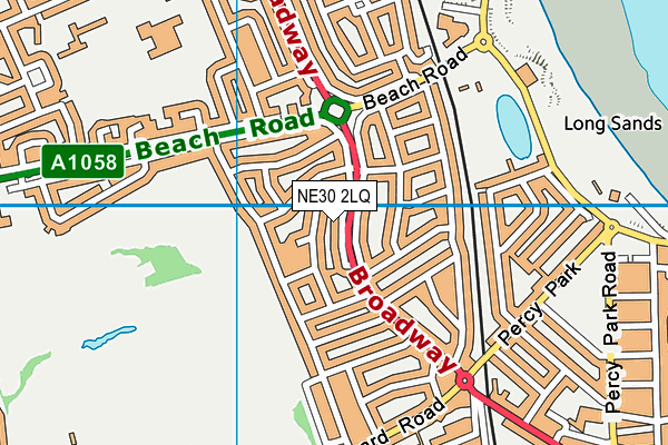 NE30 2LQ map - OS VectorMap District (Ordnance Survey) NE30 2LQ map - OS VectorMap District (Ordnance Survey)
