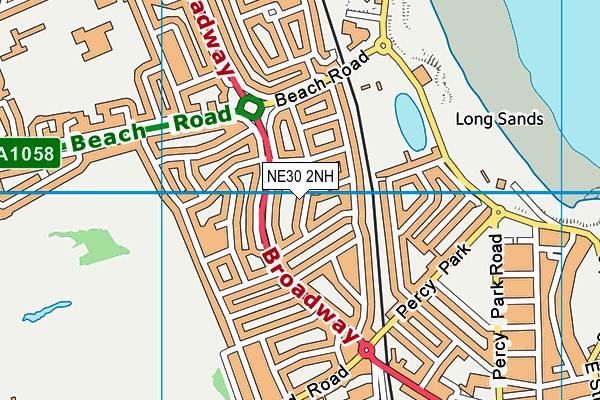 NE30 2NH map - OS VectorMap District (Ordnance Survey) NE30 2NH map - OS VectorMap District (Ordnance Survey)