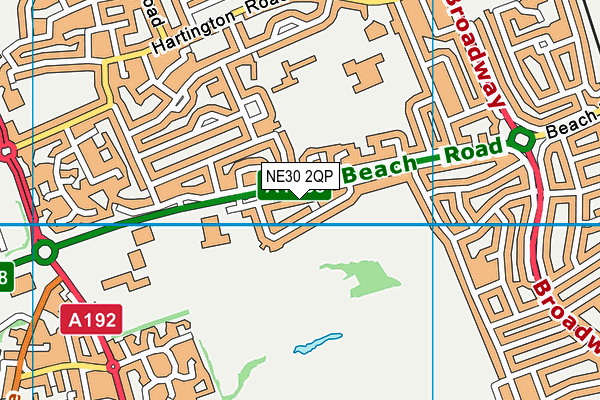 NE30 2QP map - OS VectorMap District (Ordnance Survey) NE30 2QP map - OS VectorMap District (Ordnance Survey)