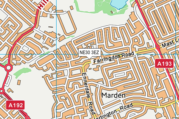 NE30 3EZ map - OS VectorMap District (Ordnance Survey) NE30 3EZ map - OS VectorMap District (Ordnance Survey)