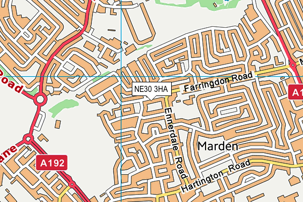 NE30 3HA map - OS VectorMap District (Ordnance Survey) NE30 3HA map - OS VectorMap District (Ordnance Survey)